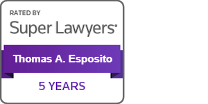 Rated by Super Lawyers | Thomas A Esposito | 5 Years