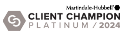 Martindale Hubbell | Client Champion Platinum | 2024